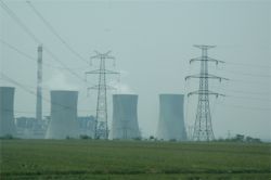 The Chinese government has approved dozens of major new electric power projects since 2003, but the long construction lead times have left a significant shortage of generating capacity in the short-term -- estimated at around 30 gigawatts at the end of 2004. This has contributed to increased demand for petroleum products, as many commercial and industrial enterprises have responded to the lack of reliability of electricity supplies from utilities by using off-grid backup generators powered primarily by diesel. (EIA) (Photo: Power generation plant near Xian, China -- Patrick W. Ryan)